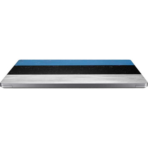 Estonia Flag Distressed Universal Laptop 16in (13 x 9.4in) Skin